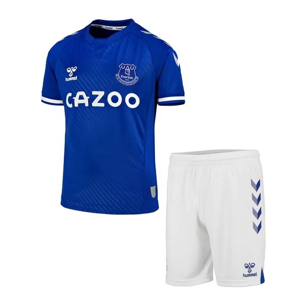 Camiseta Everton Replica Primera Ropa Niños 2020/21 Azul Blanco